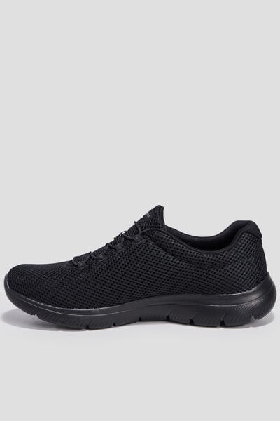 Runnings &agrave; lacets Skechers Summits noir femme