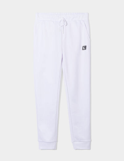 Pantalon de jogging slim Liberto blanc homme