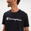 T-shirt manches courtes coton Champion noir homme