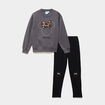 Ensemble 2 pi&egrave;ces sweat pantalon Minnie multicolore fille