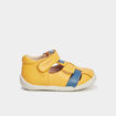 Sandales Kickers Wasabou jaune bébé garçon