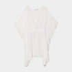Robe de plage d&eacute;tails macram&eacute; ivoire femme