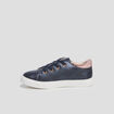 Tennis à lacets Creeks bleu marine fille