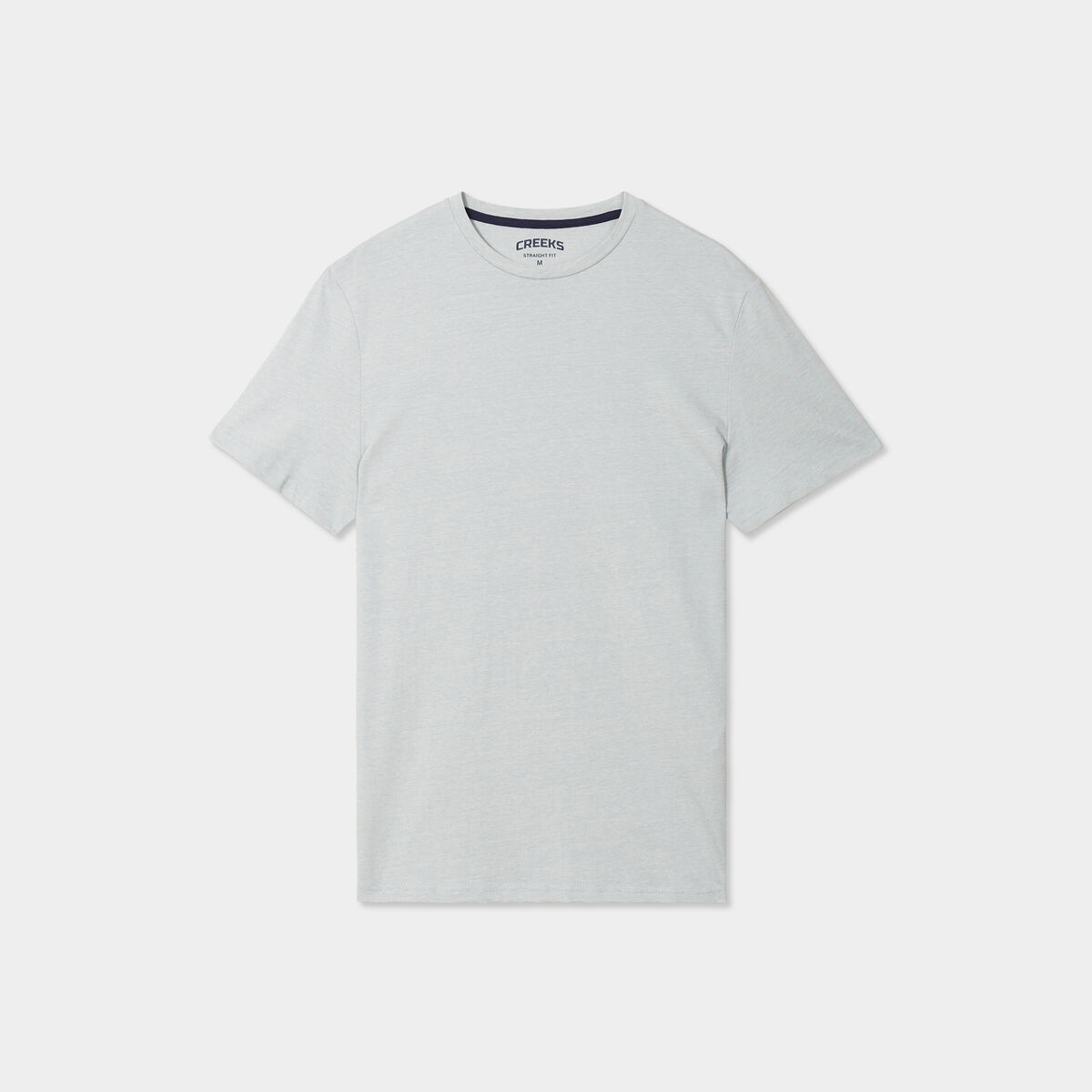 T-shirt col rond manches courtes Creeks gris homme
