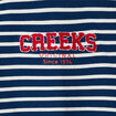 T-shirt manches longues Creeks bleu violet garçon