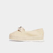 Espadrilles plateformes à boucle Liberto blanc femme
