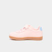 Baskets basses &agrave; scratchs rose fille