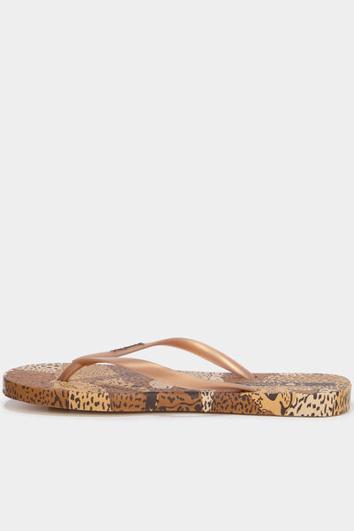 Tongs noir femme