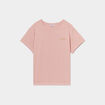 T-shirt manches courtes coton vieux rose femme