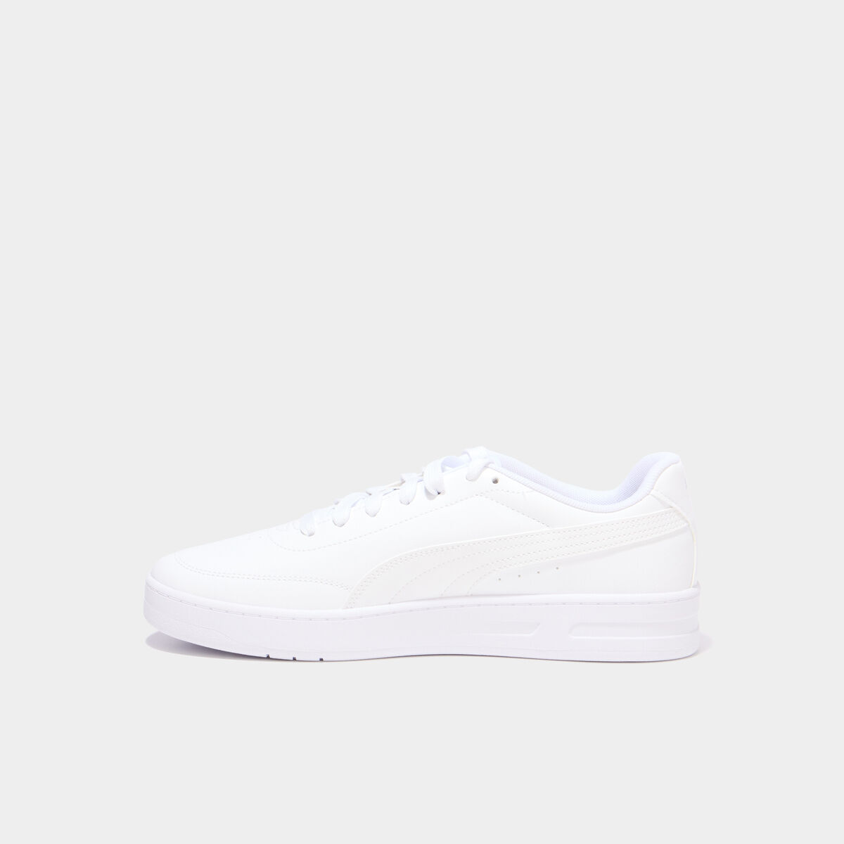 Tennis basses Puma Court Classic Clean blanc homme