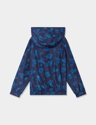 Blouson à capuche bleu marine garçon