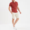 Short chino slim Creeks beige homme
