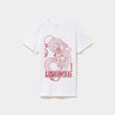T-shirt &agrave; manches courtes coton blanc gar&ccedil;on