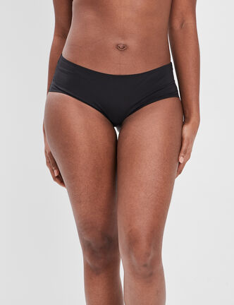 Shorty microfibre sans coutures noir femme
