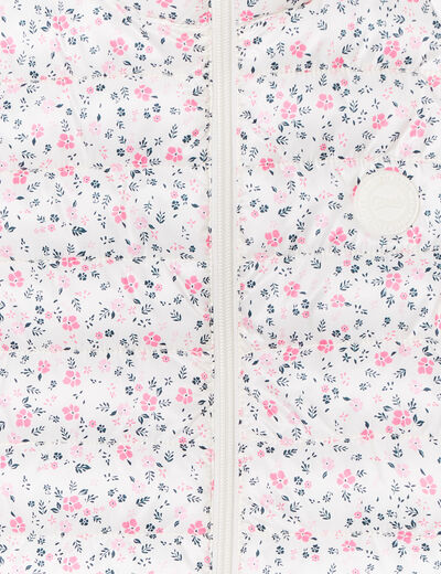 Doudoune sans manches col montant Creeks beige fille