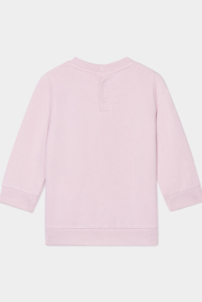 Sweat manches longues Bisounours parme bébé fille