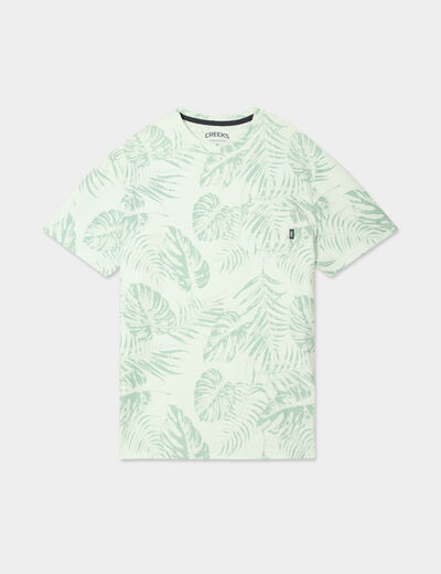 T-shirt manches courtes Creeks vert homme