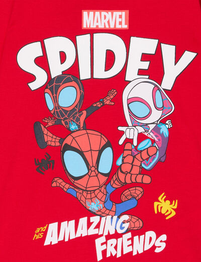 T-shirt manches longues Spider-Man rouge garçon