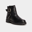 Bottines en cuir zippée Liberto noir femme
