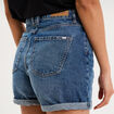 Short mom en jean 5 poches denim stone femme