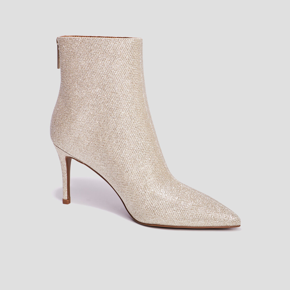 Bottines à talons aiguilles Mosquitos jaune or femme