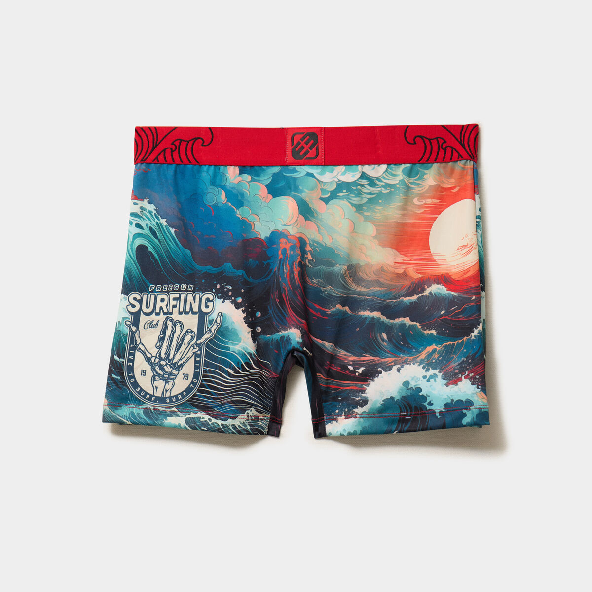 Boxer bleu homme