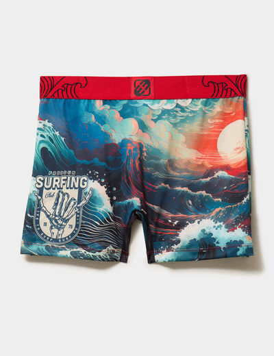 Boxer bleu homme