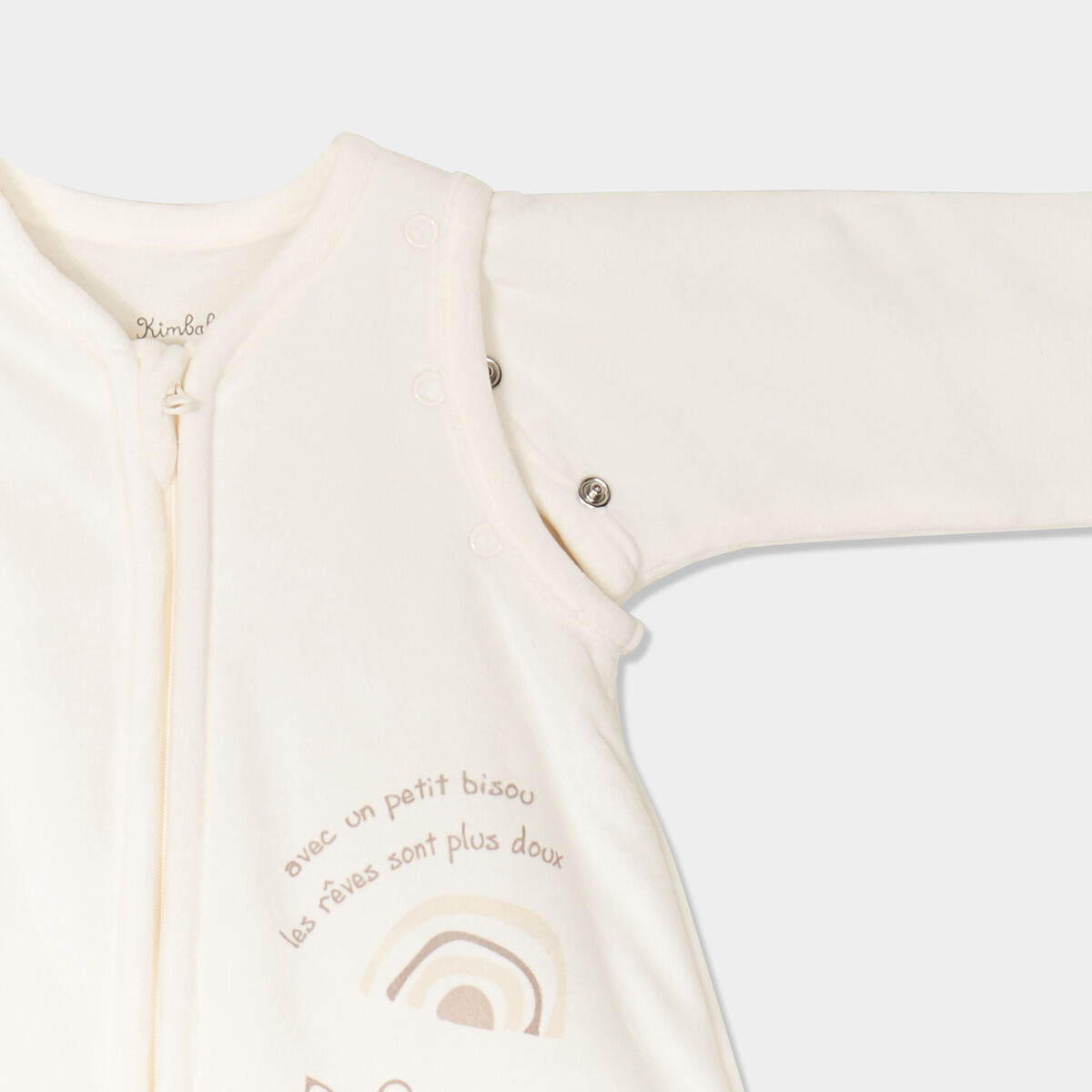 Gigoteuse manches amovibles TOG 3 blanc bébé