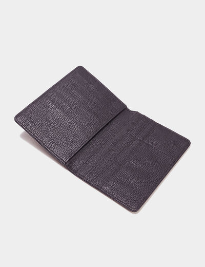 Portefeuille rectangulaire noir homme