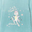Ensemble pyjama legging effet velours vert clair fille