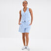 Veston sans manches bleu ciel femme