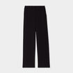 Pantalon large fluide taille &eacute;lastiqu&eacute;e noir femme
