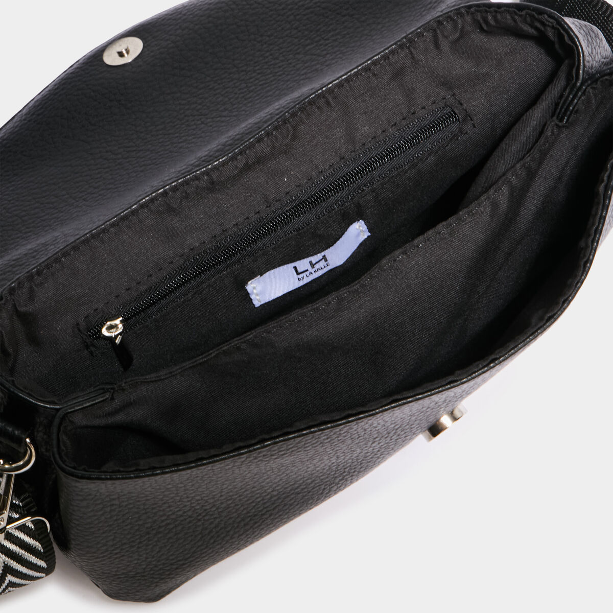Sac avec bandoulière amovible noir femme