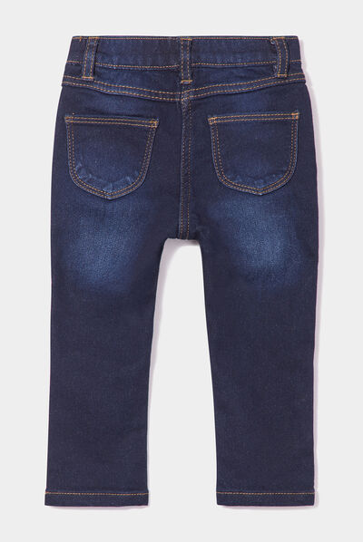 Jegging droit denim brut bébé fille