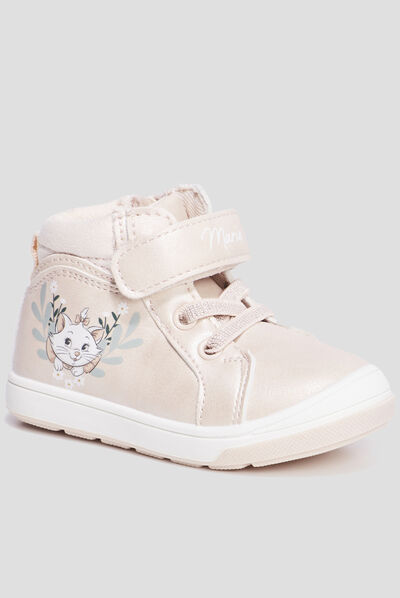 Baskets montantes Aristochats Marie rose bébé garçon