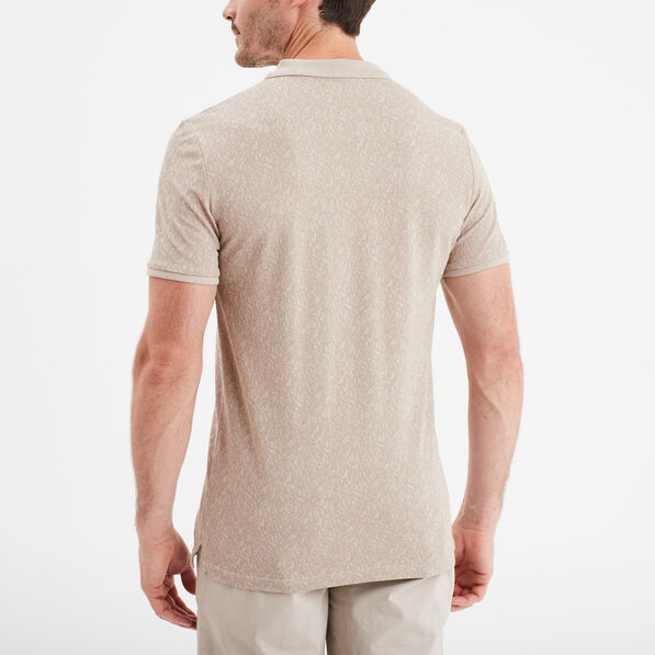 polo droit manches courtes coton beige homme Polo droit manches courtes coton beige homme