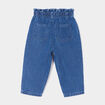 Jeans slouchy taille élastiquée Creeks denim stone bébé fille