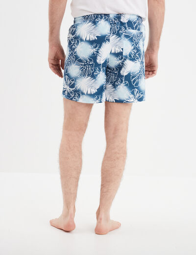Short de bain taille élastiquée multicolore homme