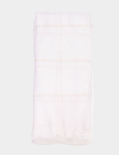 Foulard ivoire femme
