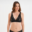 Soutien-gorge foulard dentelle noir femme