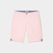 Bermuda short chino straight stretch rose homme