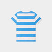 T-shirt col rond manches courtes Creeks bleu electrique garçon