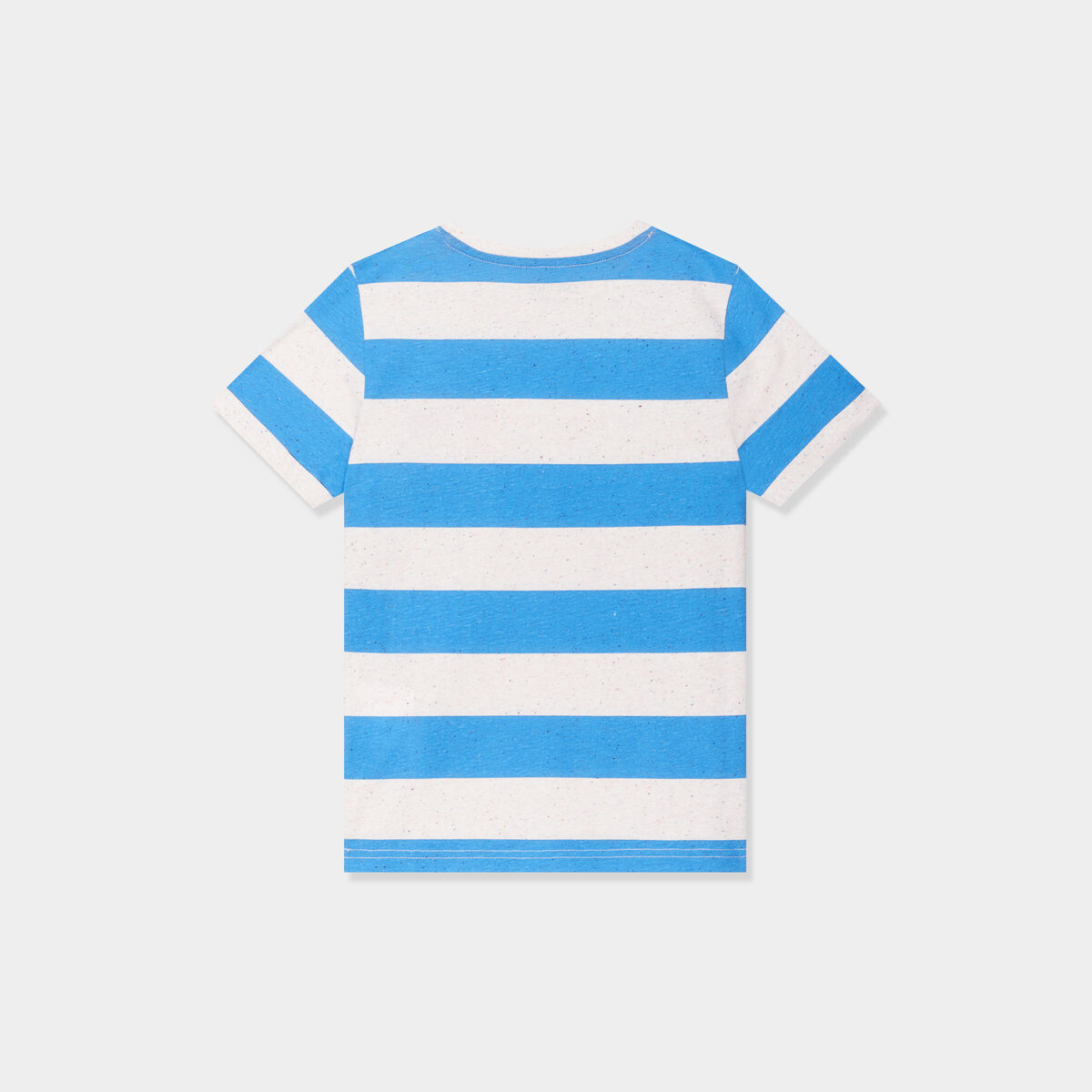 T-shirt col rond manches courtes Creeks bleu electrique garçon