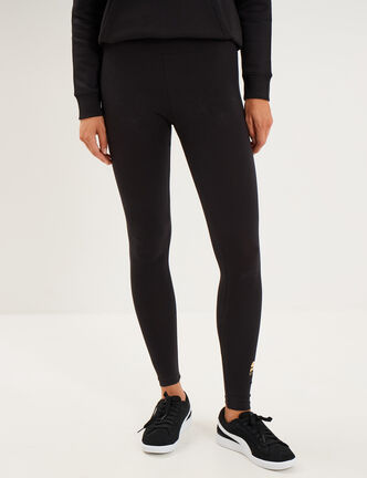 Legging stretch coton majoritaire Puma noir femme