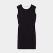Robe courte dos ouvert avec bijou noir femme