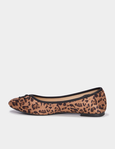 Ballerines avec noeuds multicolore femme
