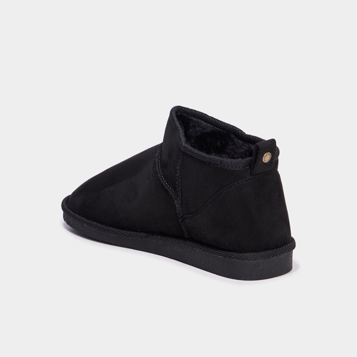 Bottines fourrées noir femme