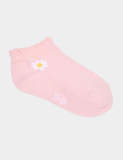 Lot 5 paires chaussettes invisibles multicolore fille