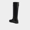 Bottes hautes avec boucles noir femme