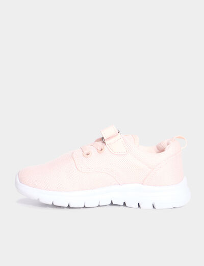 Baskets running semelles flex rose fille